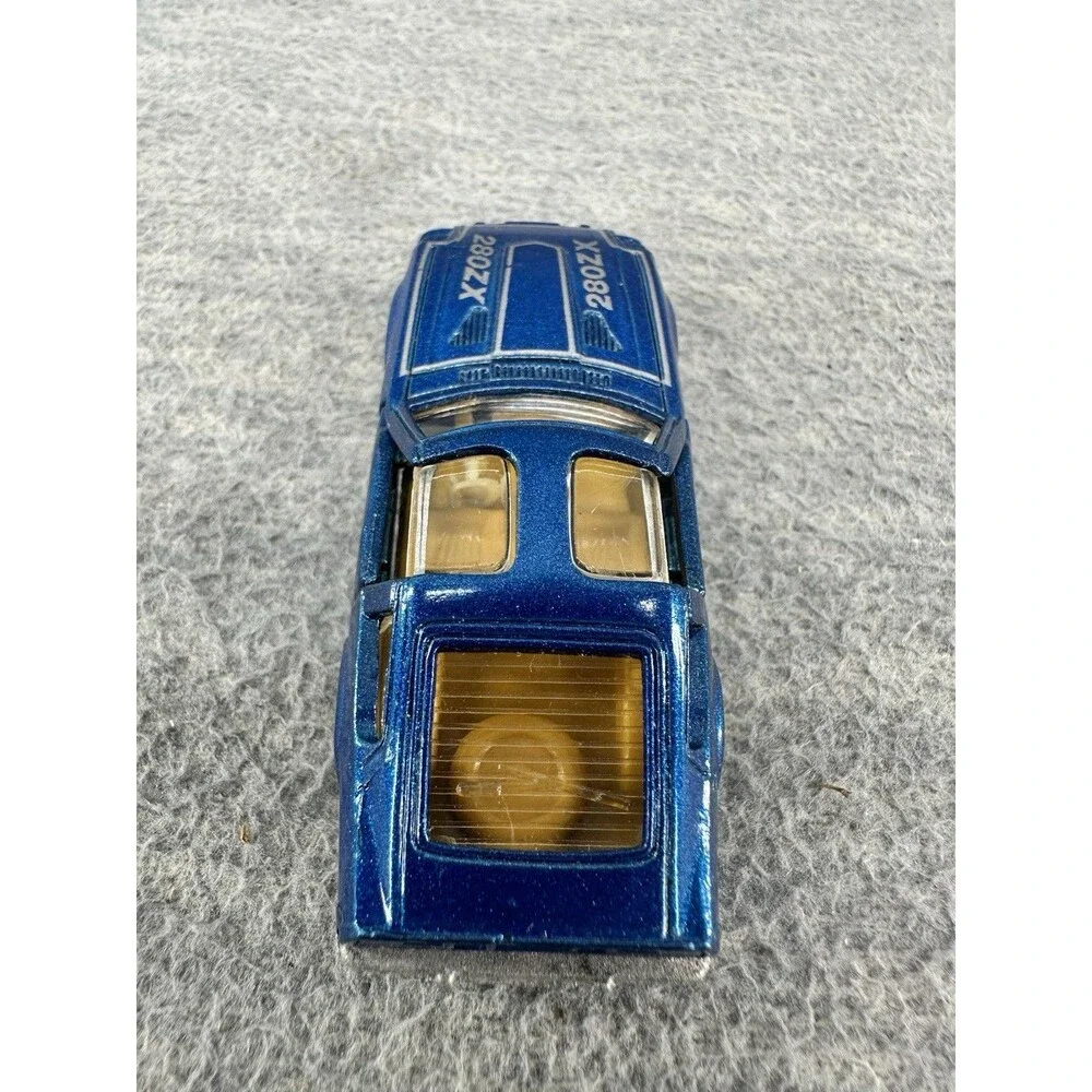 ROAD CHAMPS Die Cast #44 Datsun 280zx 82 Blue Car T5